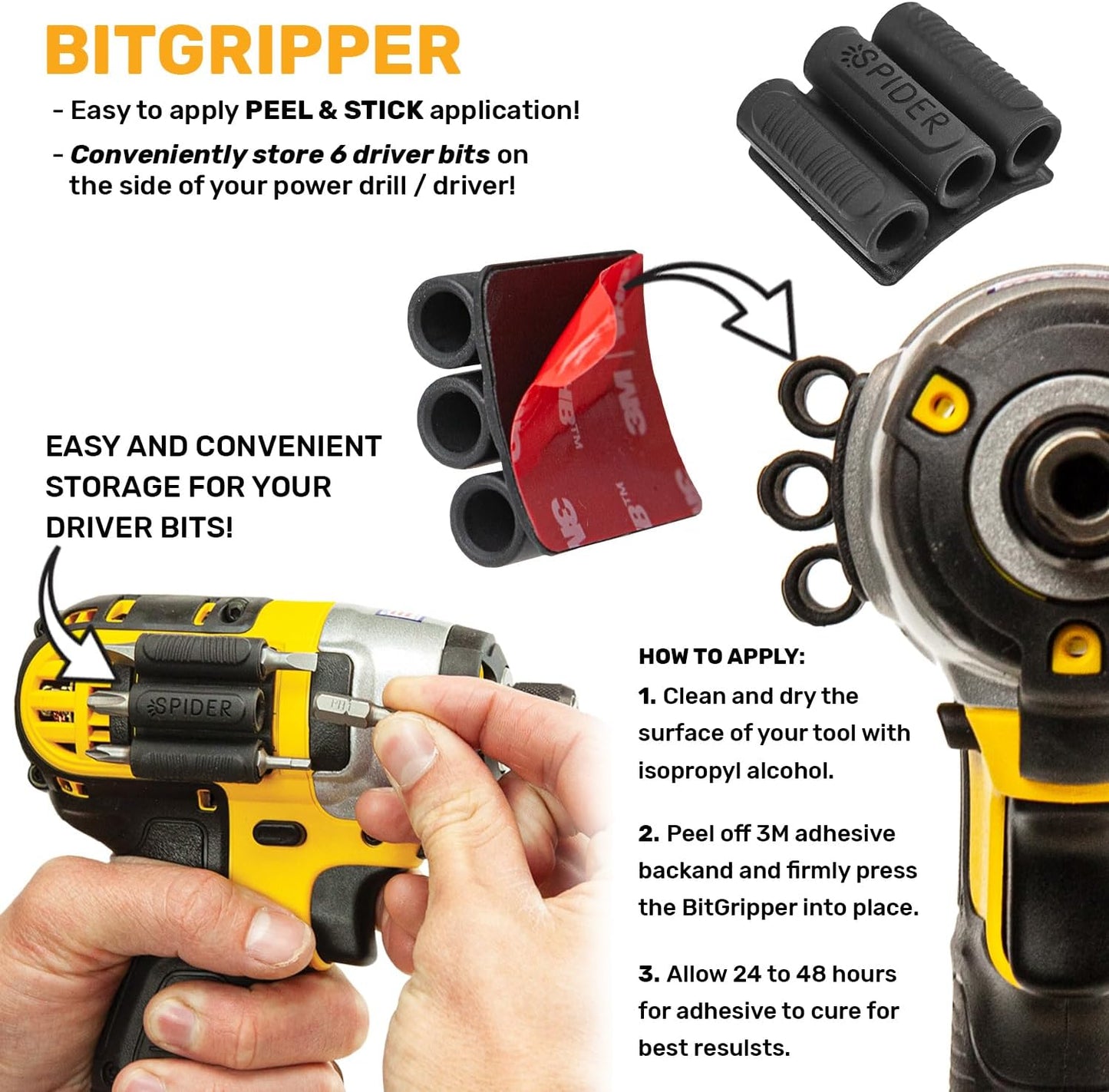 Tool Holster - Improve the Way You Carry Your Power Drill, Driver, Multitool, Pneumatic, Multi-Tool and More on Your Belt - Compatible with All Major Tool Brands