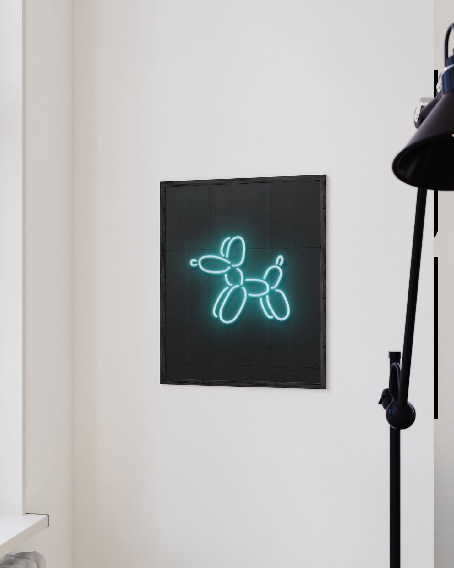 Neon Balloon Dog