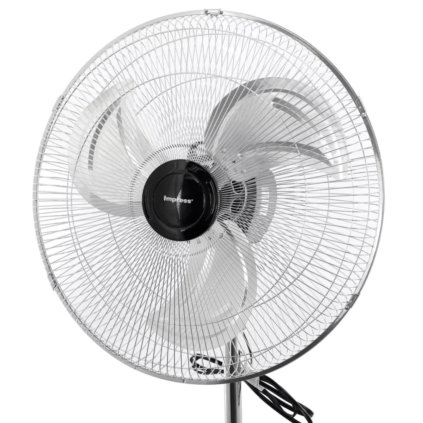 Impress 18-Inch Chrome Hi-Speed Industrial Standing Oscillating Fan