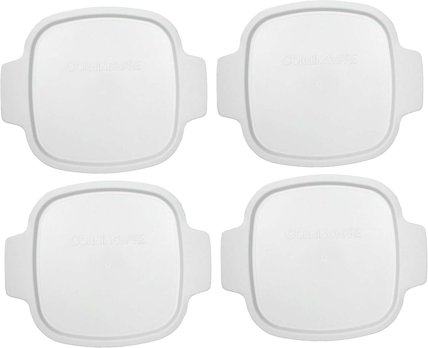 Stovetop A-1-PC 1.5 Quart Square White Plastic Lid - 4 Pack