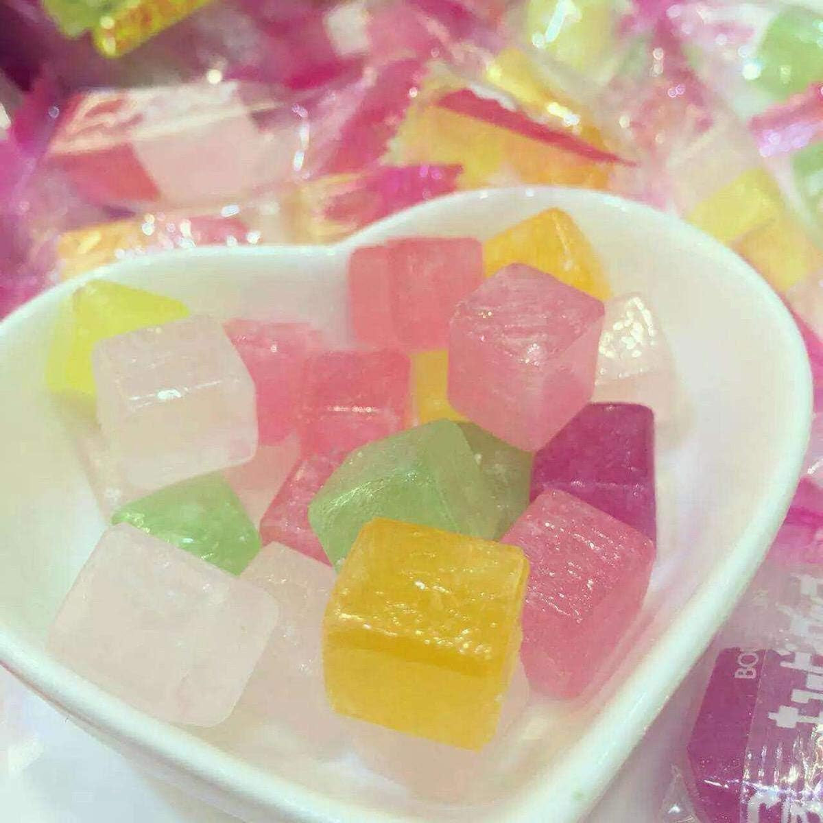 Silicone Molds for Candy Chocolate Gummy Baking, (3 PCS) 126 Cavity Mini Square Mold for Ice Cube Pralines Caramels