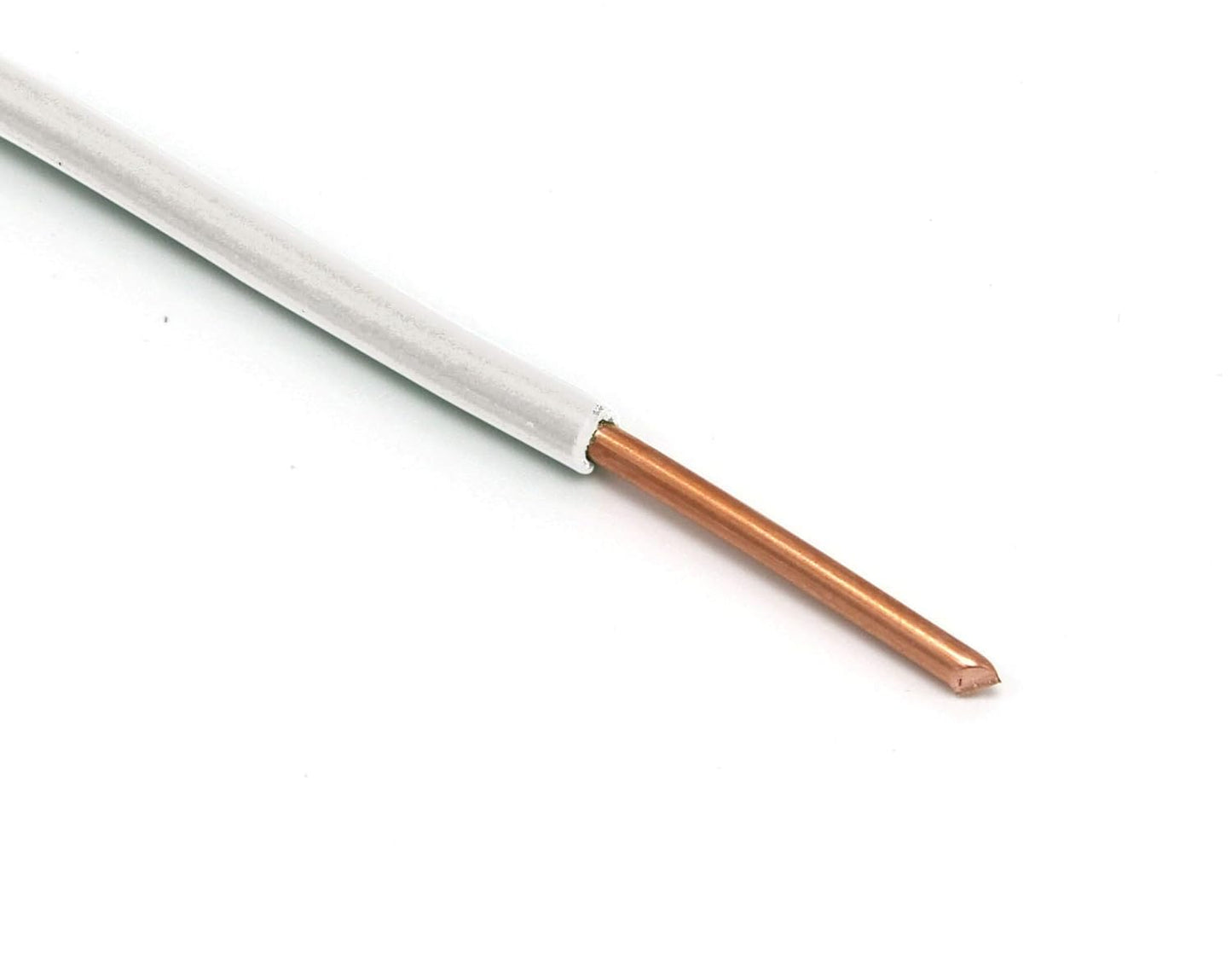 150 Feet (45 Meter) - Insulated Solid Copper THHN/THWN Wire - 12 AWG, Made in the USA, Residential, Commerical, Industrial, Grounding, Electrical Rated for 600 Volts - in White