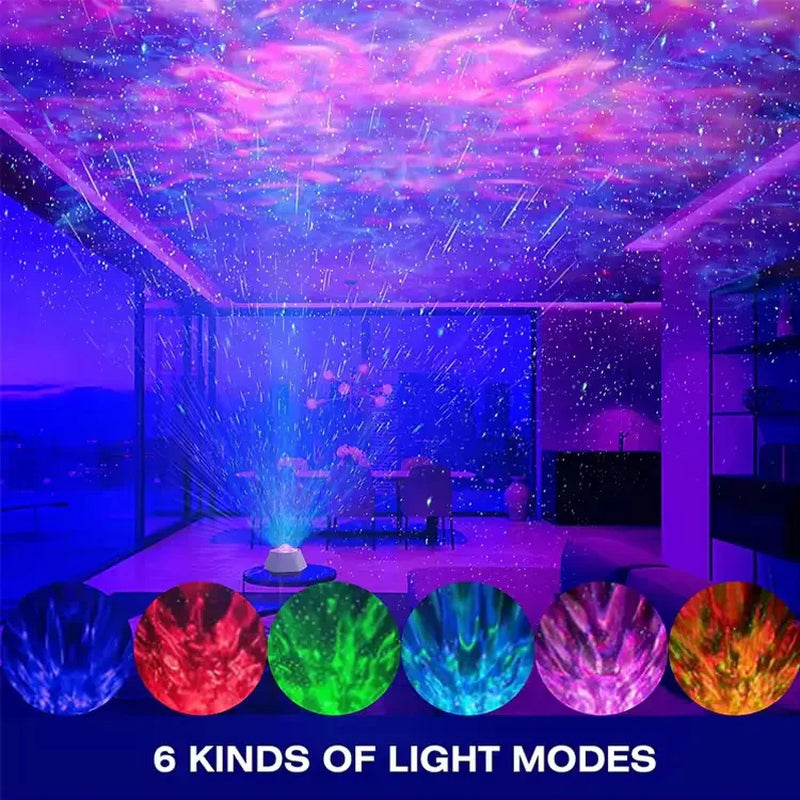Space Moon Starry Sky Light
