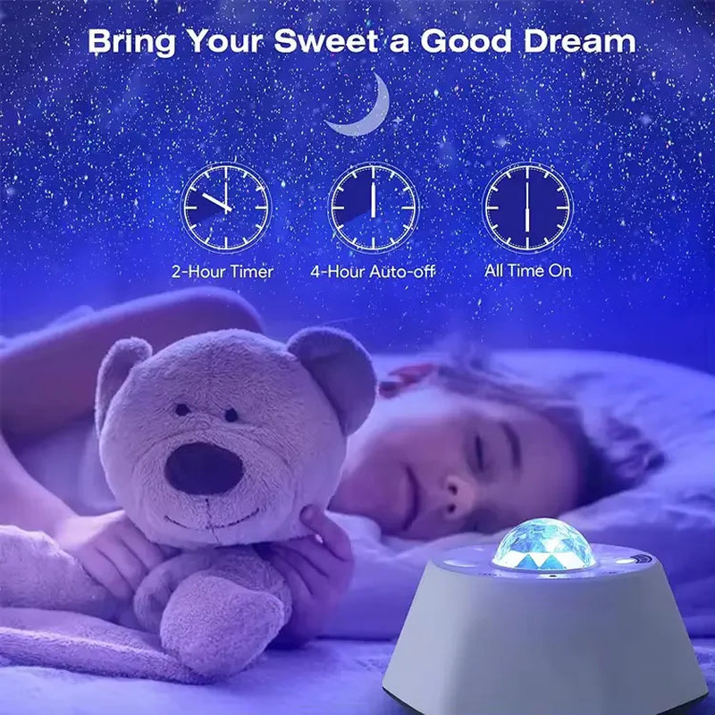 Space Moon Starry Sky Light