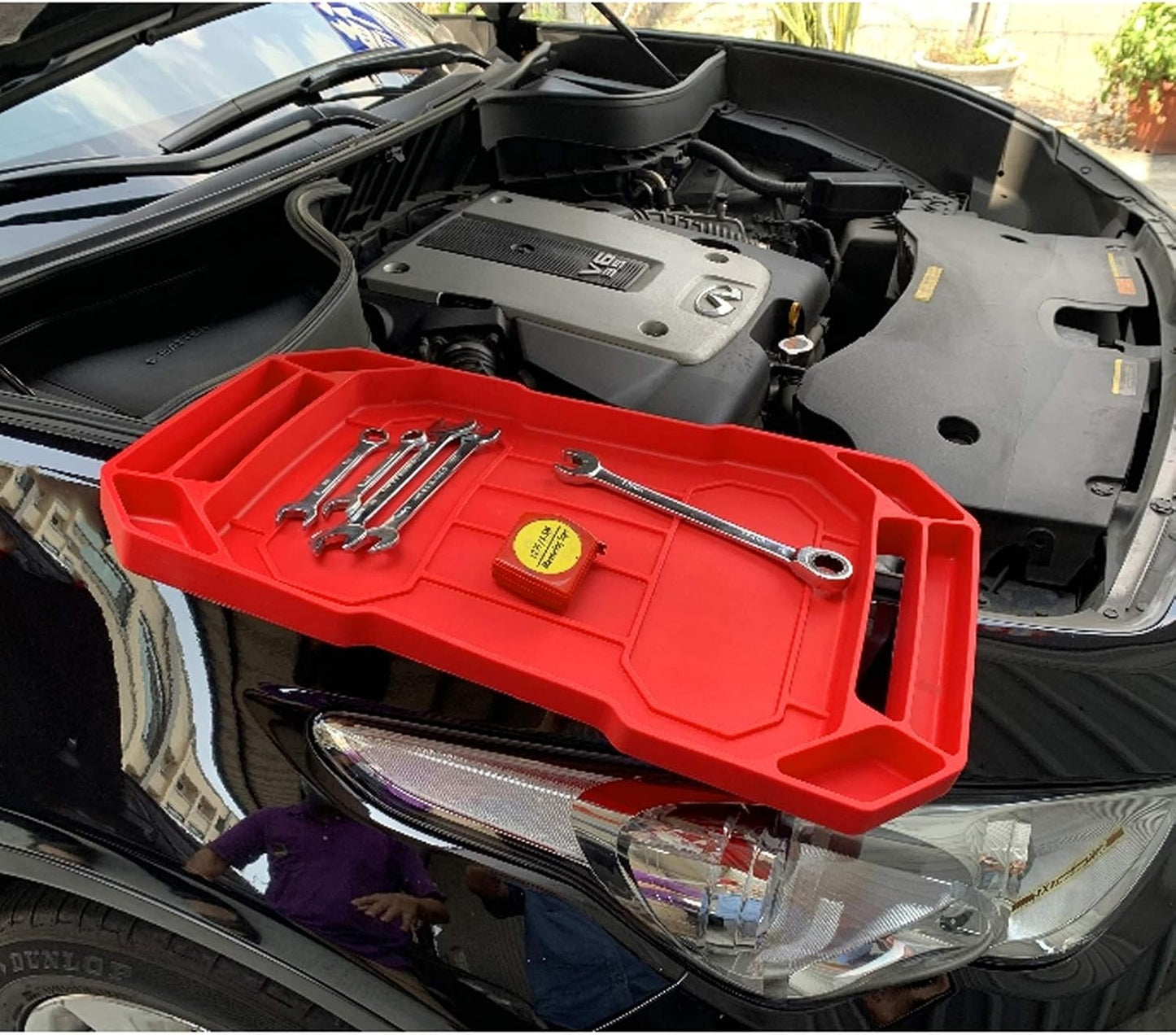 3Pcs Large Non-Slip Flexible Silicone Tool Tray, Mechanic Tool Mat, Tool Organizer, Tool Storage, Tool Holder, Grip Mats, No Magnets, Christmas Day Gift for Men, Father’S Day Gift