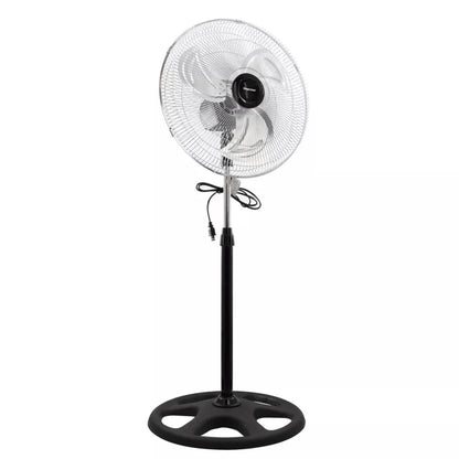 Impress 18-Inch Chrome Hi-Speed Industrial Standing Oscillating Fan