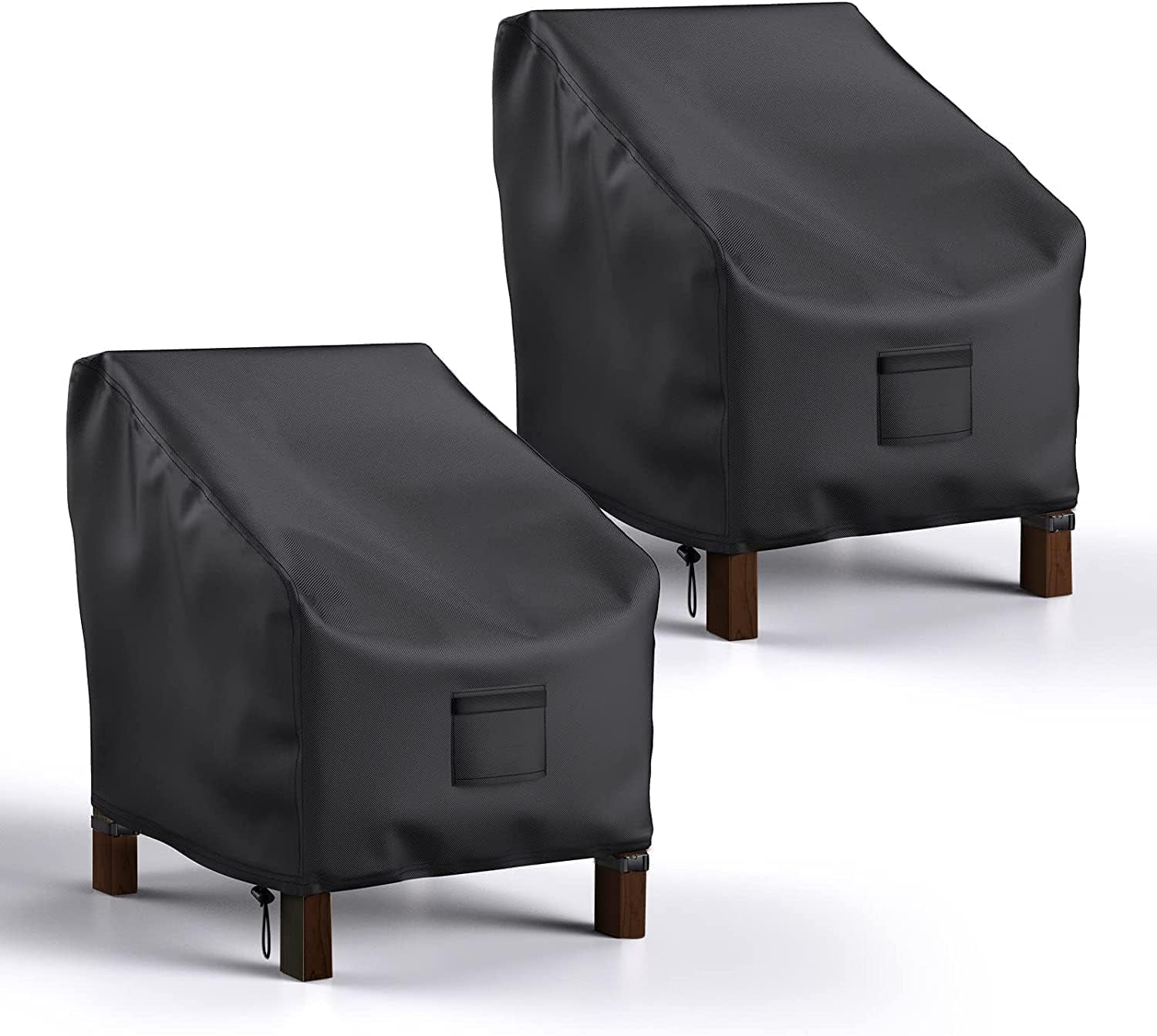 Patio Chair Covers Waterproof,  Lounge Deep Seat Cover, Heavy Duty Outdoor Lawn Patio Furniture Covers (31" W X 38" D X 30" H - 2 Pack)
