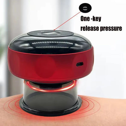 Intelligent Electric Vacuum Digging Device, Body Scraping Massager, Heating Cup, Physical Fatigue Relief