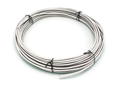 150 Feet (45 Meter) - Insulated Solid Copper THHN/THWN Wire - 12 AWG, Made in the USA, Residential, Commerical, Industrial, Grounding, Electrical Rated for 600 Volts - in White
