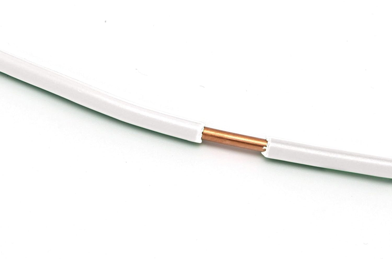 150 Feet (45 Meter) - Insulated Solid Copper THHN/THWN Wire - 12 AWG, Made in the USA, Residential, Commerical, Industrial, Grounding, Electrical Rated for 600 Volts - in White